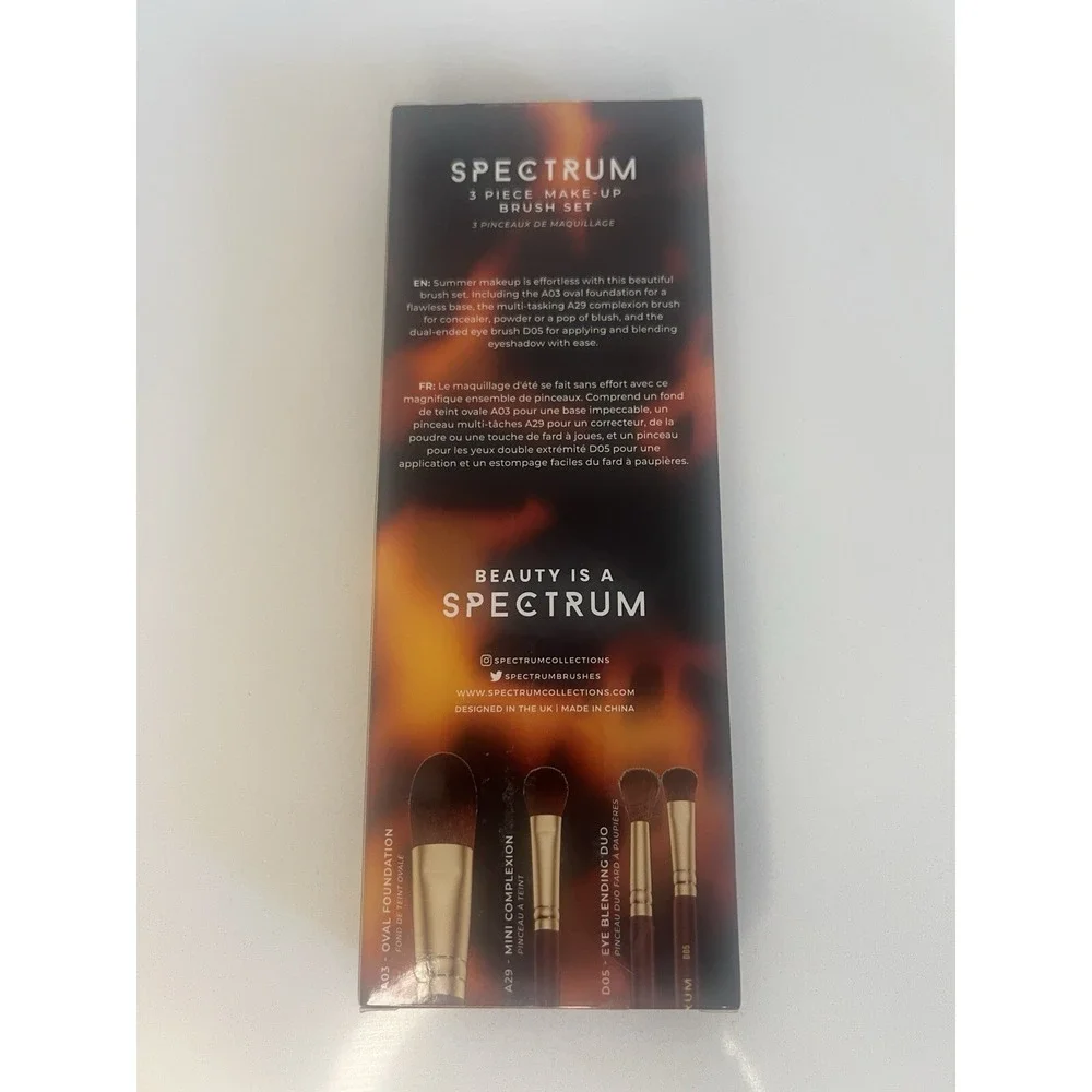 Spectrum 3 Piece‎ Make-Up Brush Set
